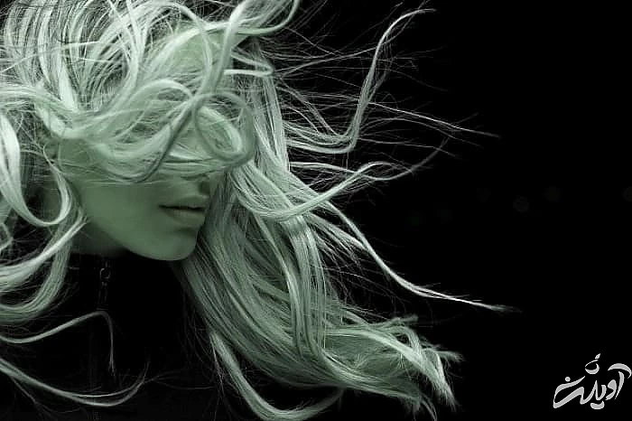 خوش حالت شدن مو با باد پنکه حالت دادن موها